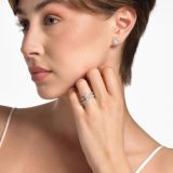 Bague Kim Taille Émeraude et alliance Octavie
