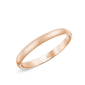 ALLIANCE DEMI JONC PARISIEN BROSSÉ-2MM-OR