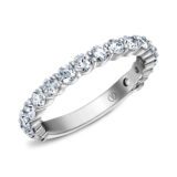 alliance diamant femme or blanc