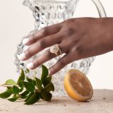 Eliette ring small model yellow gold diamond