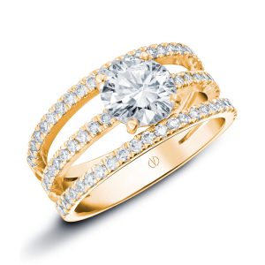 Bague fiançailles diamant