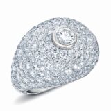 bague haute joaillerie or et diamants