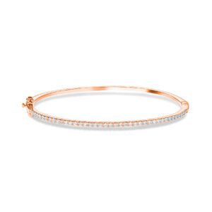 bracelet femme or rose diamant