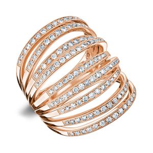 women's gold and diamond ring
