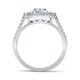 Clarence Bague Femme Anneau Simple Diamant Or