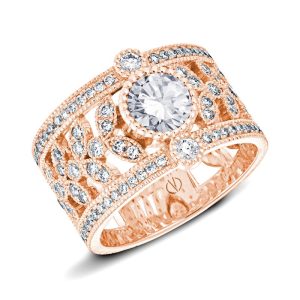 Cléo Diamond Gold Band Ring for Women