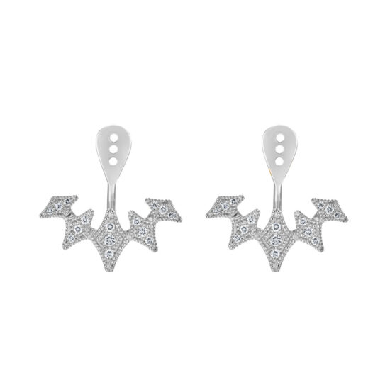 boucles d'oreille or et diamant