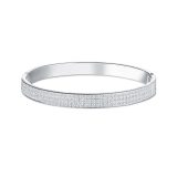 DOMITILLE FULL PAVÉ DIAMOND CUFF BRACELET