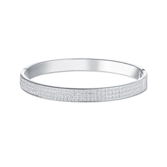 DOMITILLE FULL PAVÉ DIAMOND CUFF BRACELET