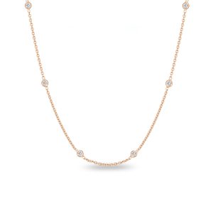 SO PRECIOUS-NECKLACE-42CM-DIAMOND-GOLD