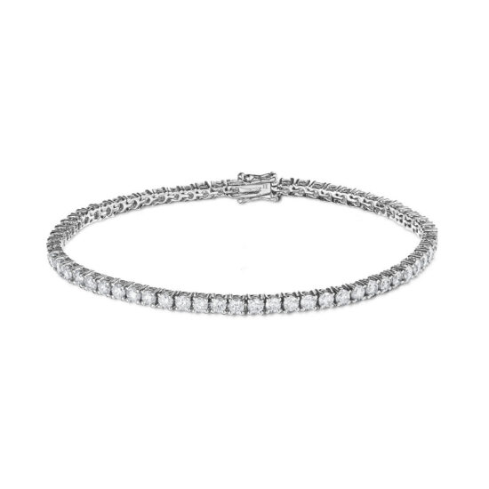 Bracelet tennis diamant et or blanc