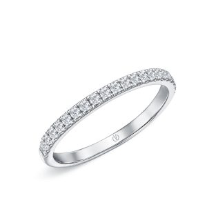ALLIANCE-PALMIRE-DEMI SERTI-DIAMANT