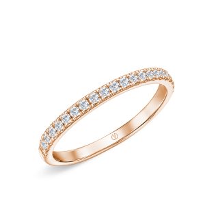 ALLIANCE-PALMIRE-DEMI SERTI-DIAMOND-GOLD