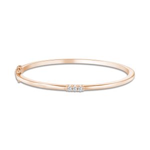 SYLPHIDE-THREE DIAMONDS-GOLD BRACELET