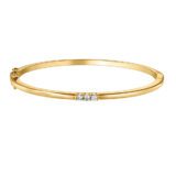 Bracelet or jaune diamant