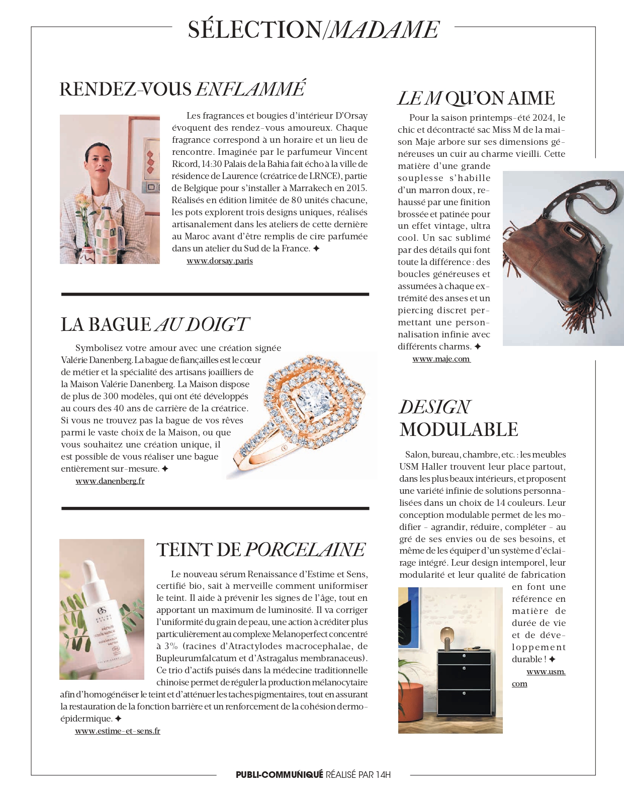 Article Valérie Danenberg x Madame Figaro - Bague or rose diamants