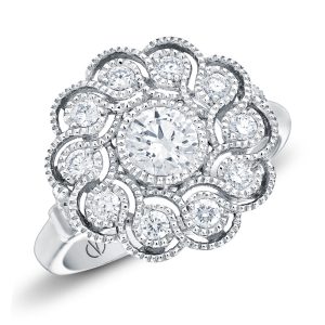 Bague Théodora Or Blanc Diamant